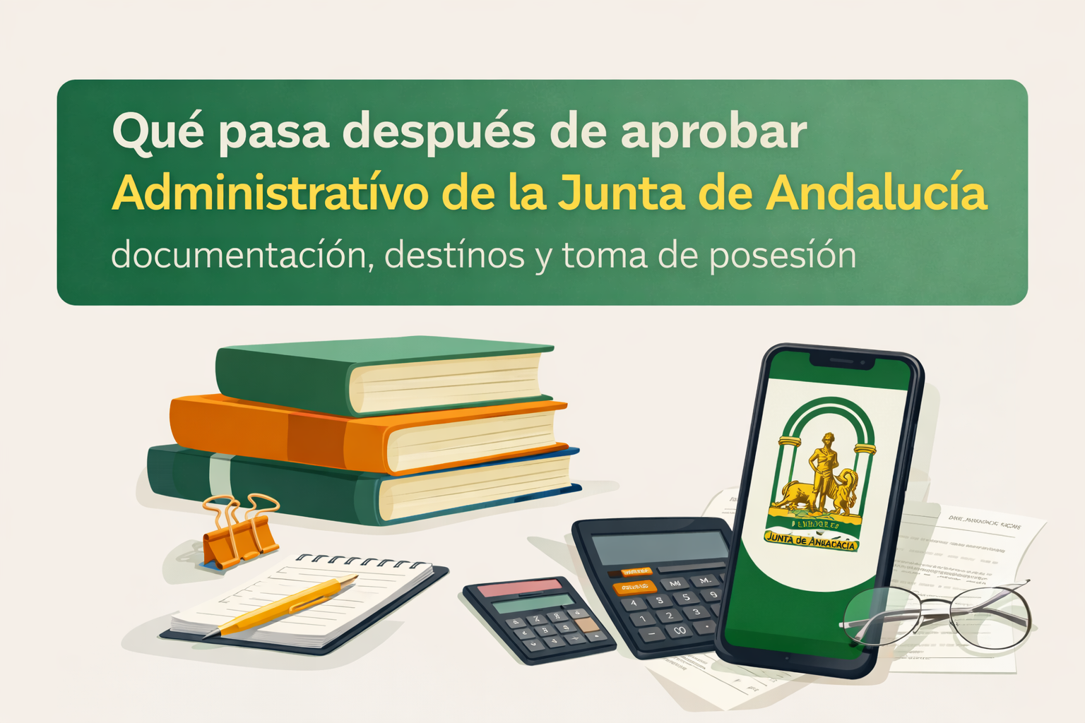 Qué hacer después de aprobar Administrativo de la Junta de Andalucía: destinos, vacantes y proceso paso a paso